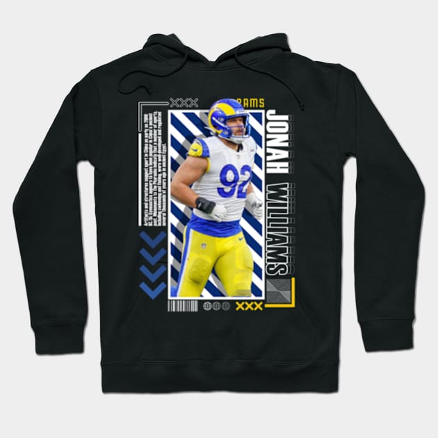 Jonah Williams Paper Poster Version 10 Hoodie by art.Hamdan